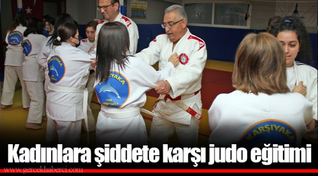 Kadınlara şiddete karşı judo eğitimi