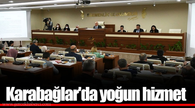 Karabağlar'da yoğun hizmet