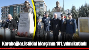 Karabağlar, İstiklal Marşı'nın 101. yılını kutladı
