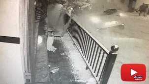 Karda dehşet anları kamerada: Otomobil kayan çocukların arasına daldı