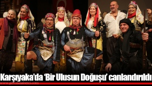 Karşıyaka’da ‘Bir Ulusun Doğuşu’ canlandırıldı