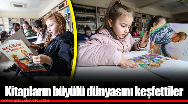 Kitapların büyülü dünyasını keşfettiler