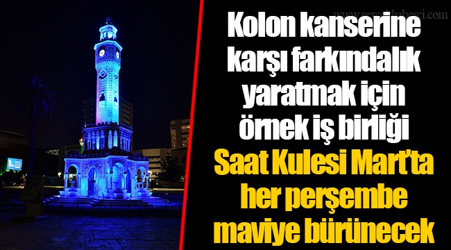 Kolon kanserine karşı farkındalık yaratmak için örnek iş birliği