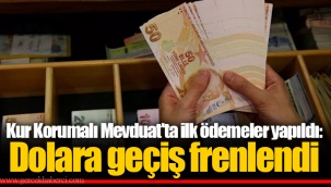 Kur Korumalı Mevduat'ta ilk ödemeler yapıldı: Dolara geçiş frenlendi