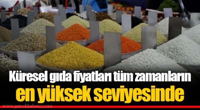 Küresel gıda fiyatları tüm zamanların en yüksek seviyesinde