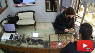 Kuyumcuyu soyan şüpheli saniye saniye görüntülendi