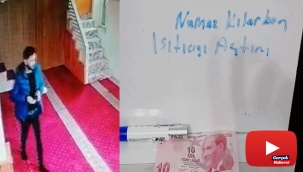 Namaz kılmak için camide elektrikli ısıtıcıyı çalıştıran gençten iç ısıtan hareket