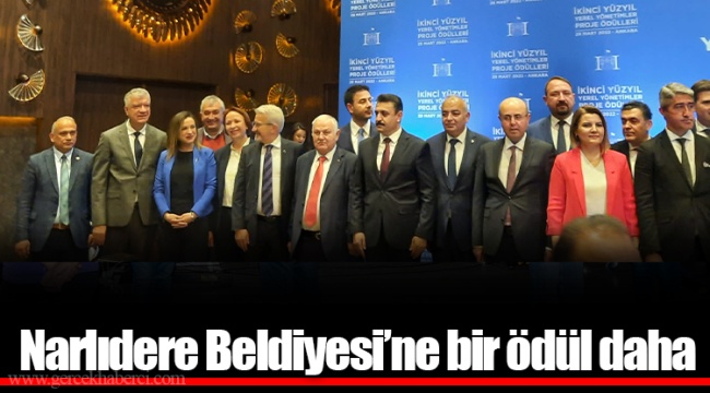 Narlıdere Beldiyesi’ne bir ödül daha