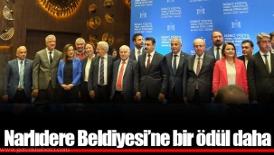 Narlıdere Beldiyesi’ne bir ödül daha