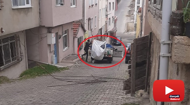 Polis gibi hırsızları kovaladı: Kıstırılan hırsızlar, çareyi çaldıkları malı bırakmakta buldu