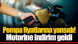 Pompa fiyatlarına yansıdı! Motorine indirim geldi