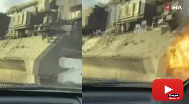 Rus zırhlı aracına molotof atan Ukraynalı kendini yaktı