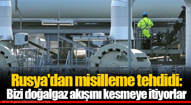 Rusya'dan misilleme tehdidi: Bizi doğalgaz akışını kesmeye itiyorlar