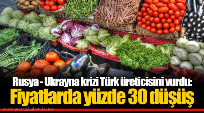 Rusya - Ukrayna krizi Türk üreticisini vurdu: Fiyatlarda yüzde 30 düşüş