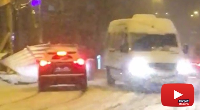 Şoförlerin ustalığı feci kazayı önledi