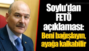 Soylu'dan FETÖ açıklaması: Beni bağışlayın, ayağa kalkabilir