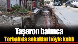 Taşeron batınca Torbalı’da sokaklar böyle kaldı