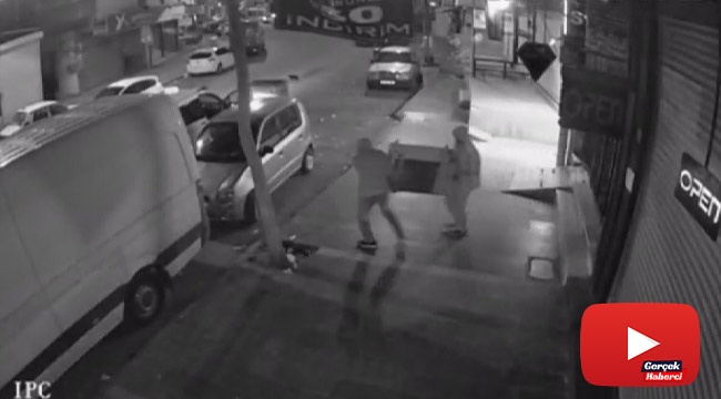 Ticari taksi ile 1 dakikada klima çalan hırsızlar güvenlik kamerasına takıldı