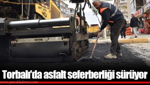 Torbalı'da asfalt seferberliği sürüyor