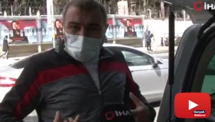 Turistleri almayan taksici yakalanınca polise isyan etti