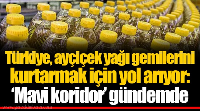 Türkiye, ayçiçek yağı gemilerini kurtarmak için yol arıyor: ‘Mavi koridor’ gündemde
