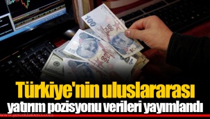Türkiye'nin uluslararası yatırım pozisyonu verileri yayımlandı