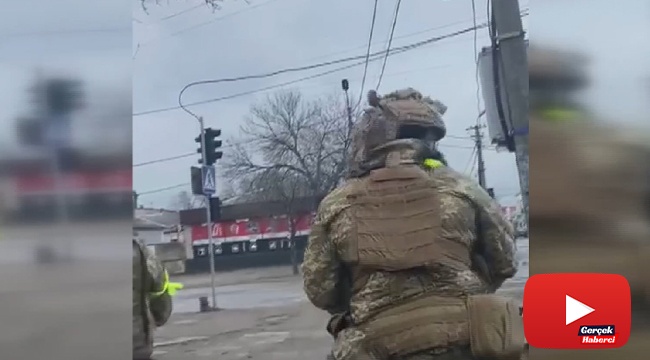 Ukrayna askerlerine yönelik roket saldırısı saniye saniye görüntülendi