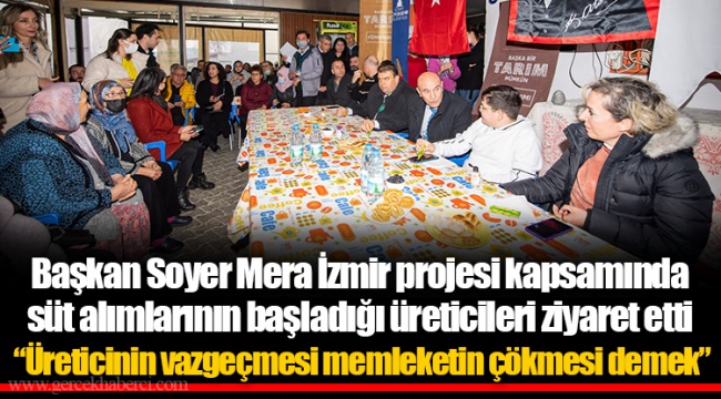  “Üreticinin vazgeçmesi memleketin çökmesi demek”