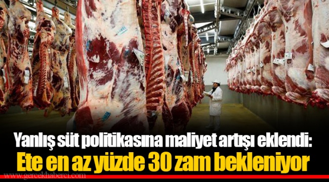 Yanlış süt politikasına maliyet artışı eklendi: Ete en az yüzde 30 zam bekleniyor