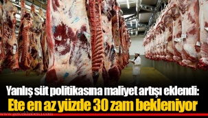 Yanlış süt politikasına maliyet artışı eklendi: Ete en az yüzde 30 zam bekleniyor
