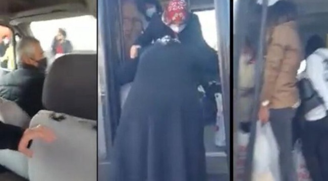 Alışveriş tutarı "50 TL" altında kalan yaşlı kadın zorla servis aracından indirildi