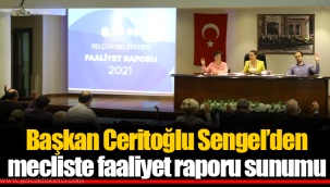 Başkan Ceritoğlu Sengel’den mecliste faaliyet raporu sunumu