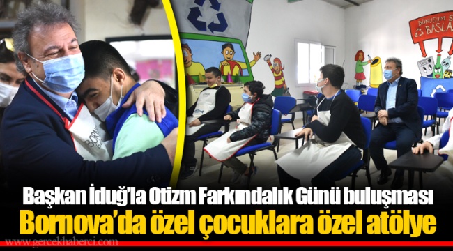 Başkan İduğ’la Otizm Farkındalık Günü buluşması