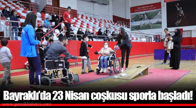 Bayraklı’da 23 Nisan coşkusu sporla başladı!