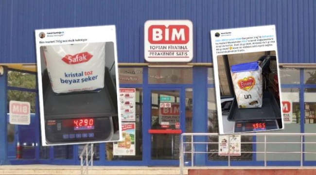BİM market müşterileri un ve şeker oyununu deşifre etti