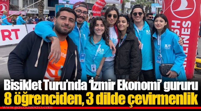 Bisiklet Turu’nda ‘İzmir Ekonomi’ gururu