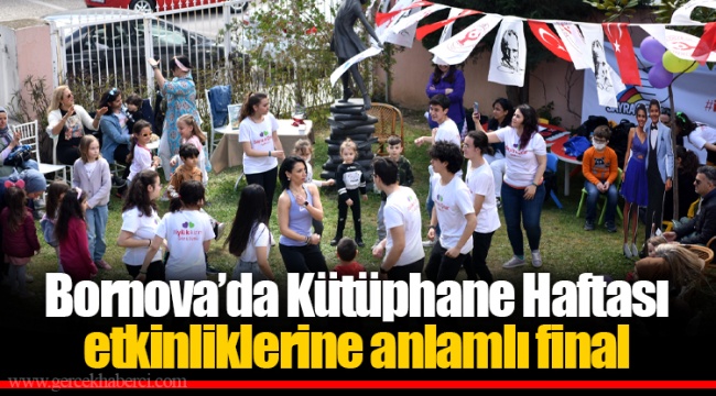 Bornova’da Kütüphane Haftası etkinliklerine anlamlı final