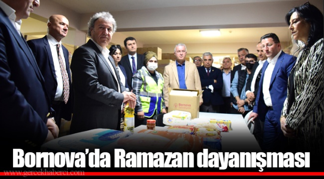 Bornova’da Ramazan dayanışması