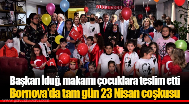 Bornova’da tam gün 23 Nisan coşkusu