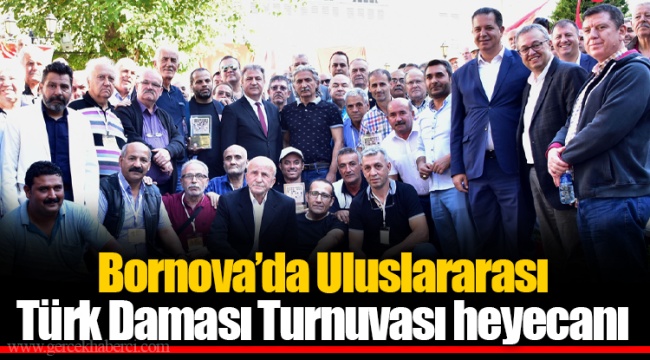 Bornova’da Uluslararası Türk Daması Turnuvası heyecanı