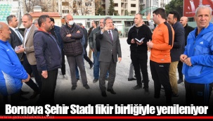 Bornova Şehir Stadı fikir birliğiyle yenileniyor
