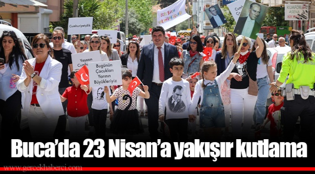 Buca’da 23 Nisan’a yakışır kutlama