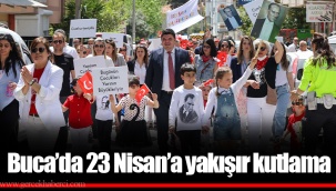 Buca’da 23 Nisan’a yakışır kutlama