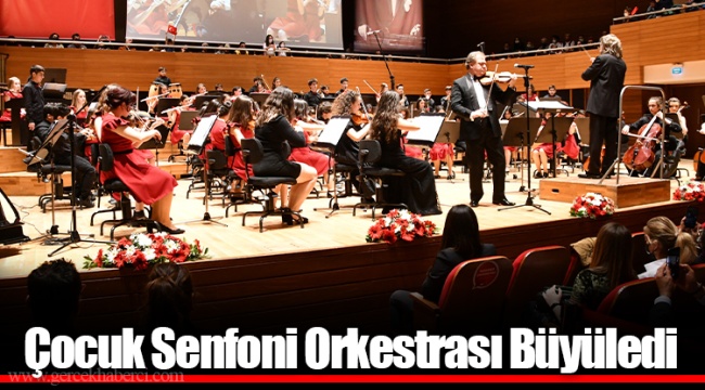 Çocuk Senfoni Orkestrası Büyüledi