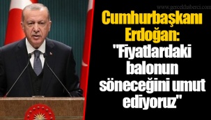 Cumhurbaşkanı Erdoğan: