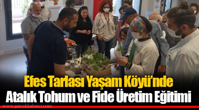 Efes Tarlası Yaşam Köyü’nde Atalık Tohum ve Fide Üretim Eğitimi