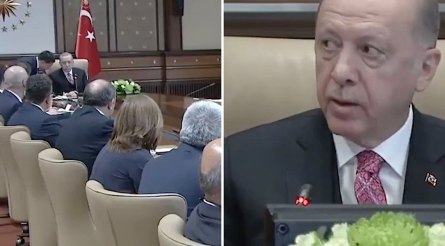 Erdoğan'ın kulağına söyledi; "Canlı yayında değiliz şu anda"