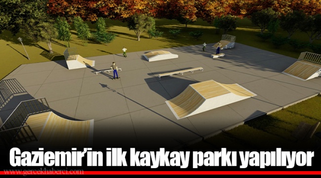 Gaziemir’in ilk kaykay parkı yapılıyor