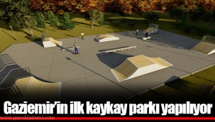Gaziemir’in ilk kaykay parkı yapılıyor