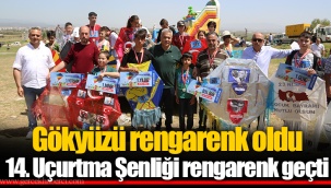 Gökyüzü rengarenk oldu